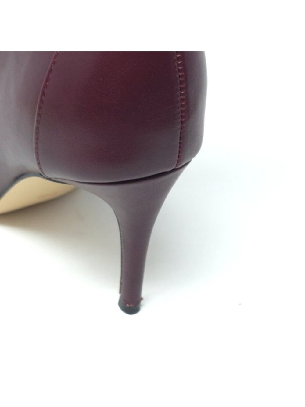 Calvin Klein Vivera Stiletto Heel Ankle Dress Bootie Size US 9.5M Dark Red - Picture 12 of 15
